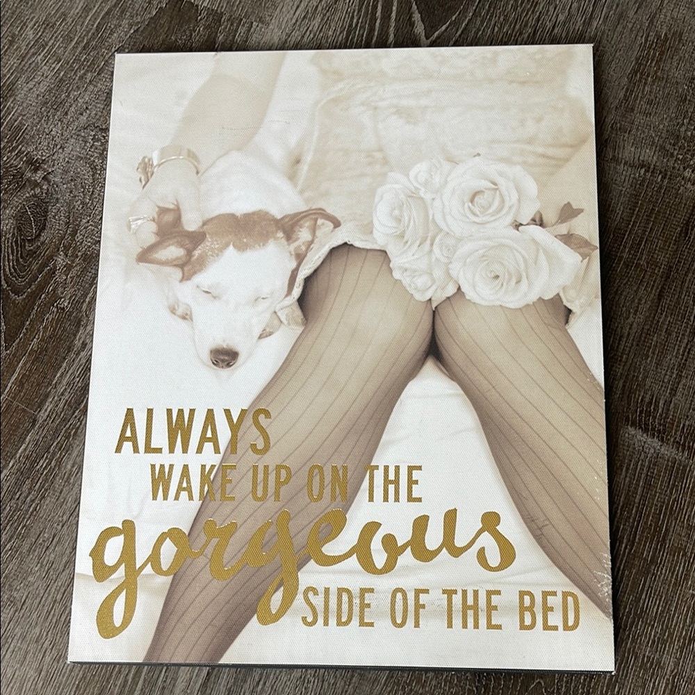 Studio Decor Gold and Cream Wall Art